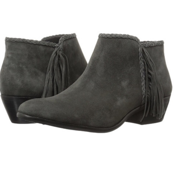 Sam Edelman Shoes - Sam Edelman | Gray Paige Fringe Bootie (sz 10)